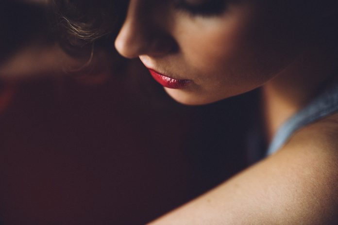 female, lips, close up