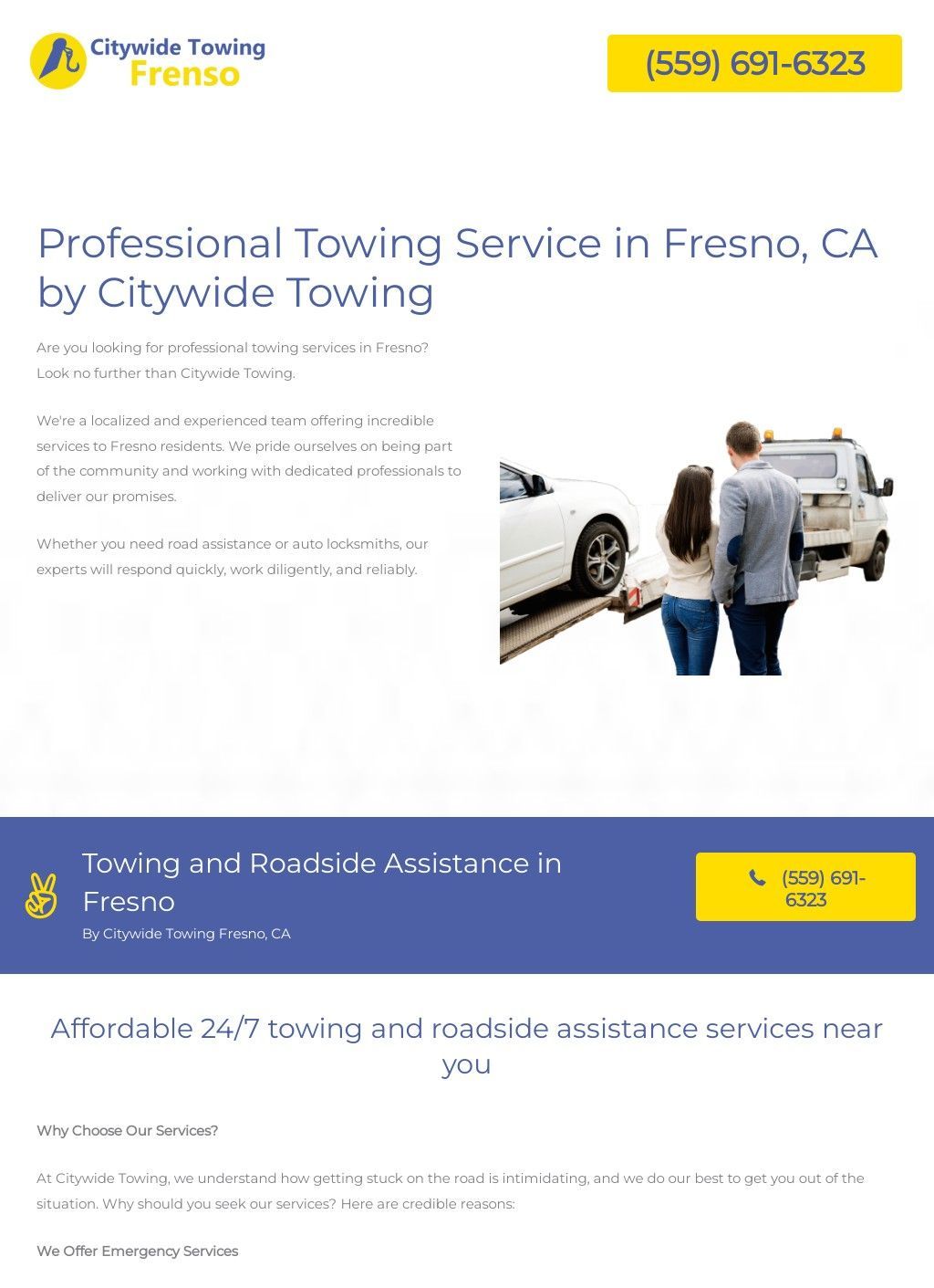 Citywide Towing in Fresno, CA
