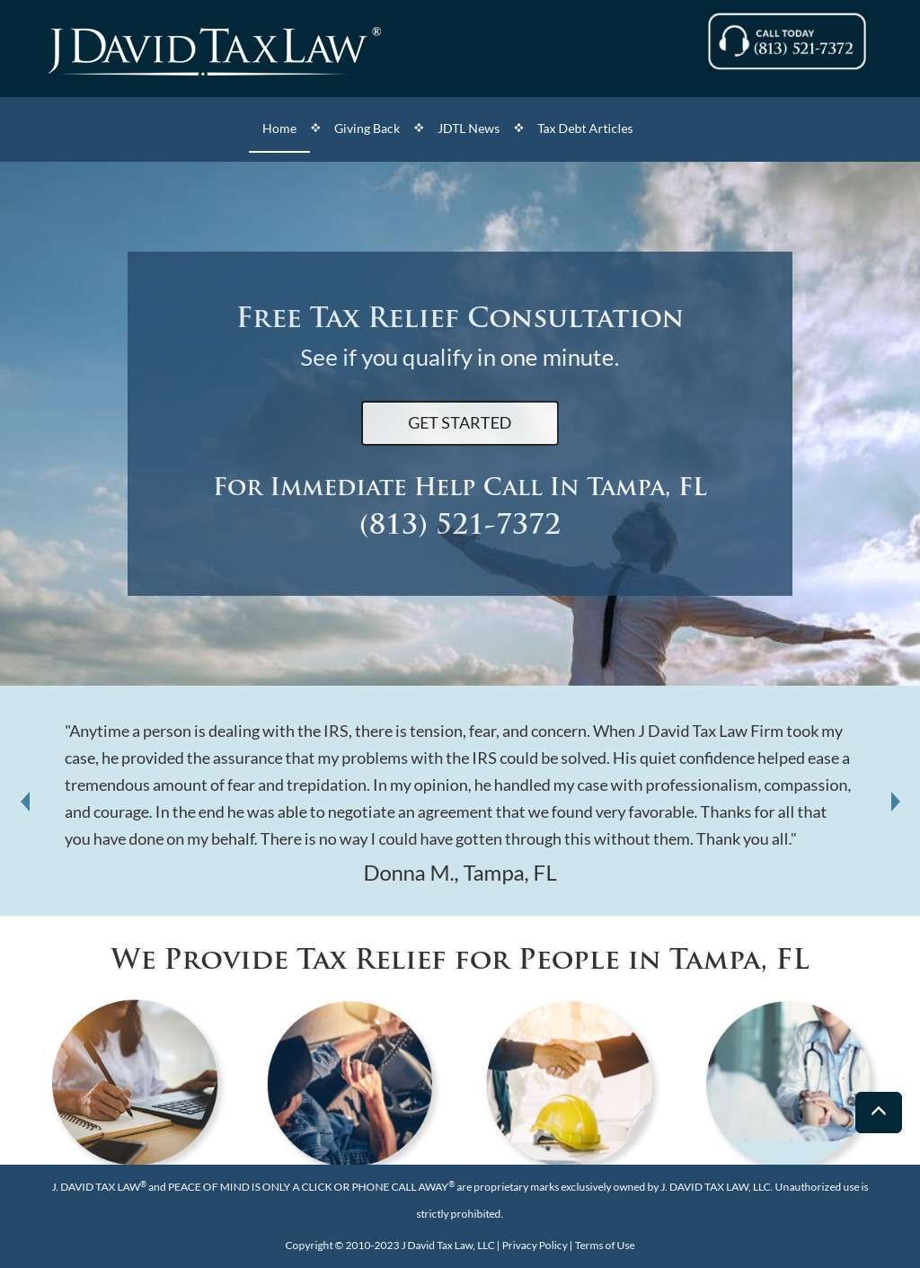 Attorney for Tax Debt in Tampa, FL