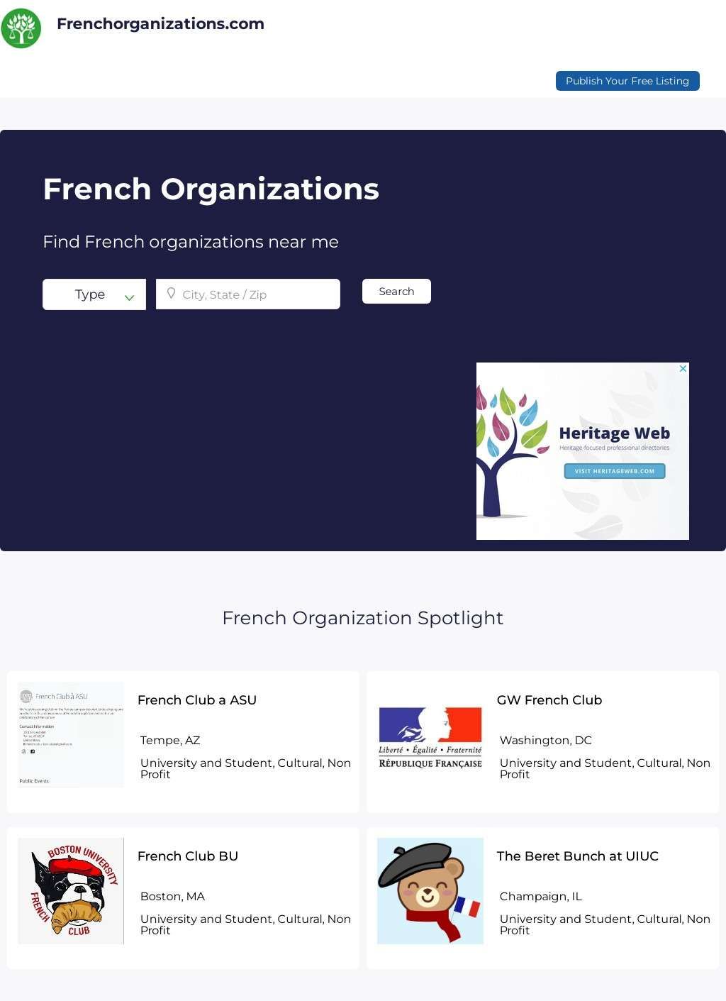 French Organizations