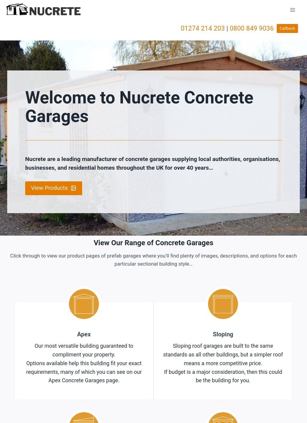 Nucrete - Garden Buildings