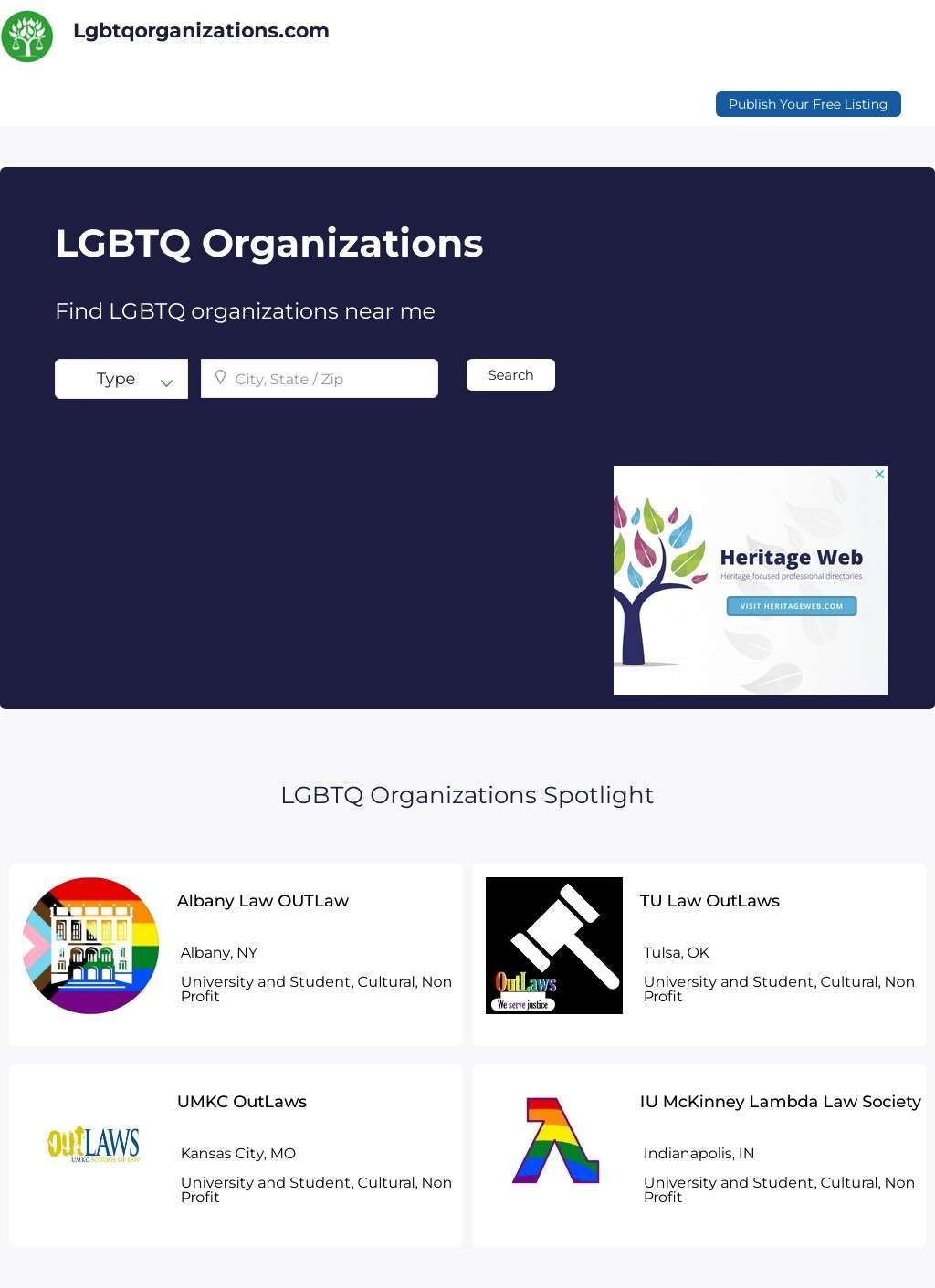 LGBTQ Organizations