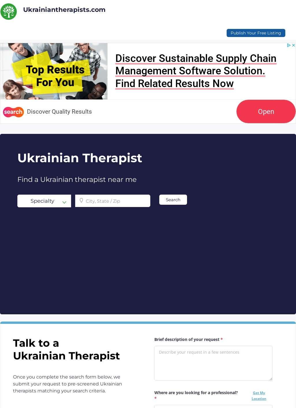 Ukrainian Therapists