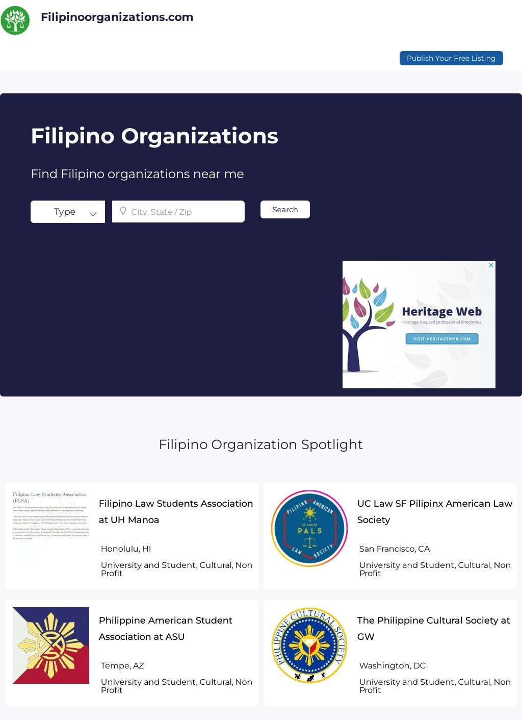 Filipino Organizations