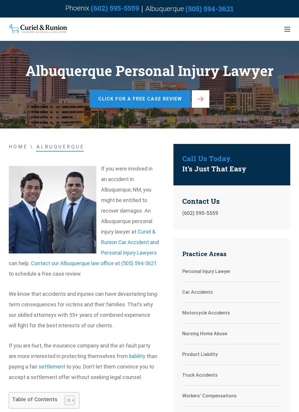 Curiel & Runion Car Accident and Personal Injury Lawyers