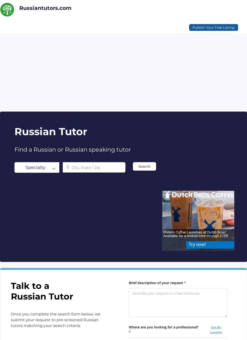 Russian Tutors