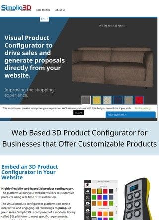 Simplio3D Online Product Configurator