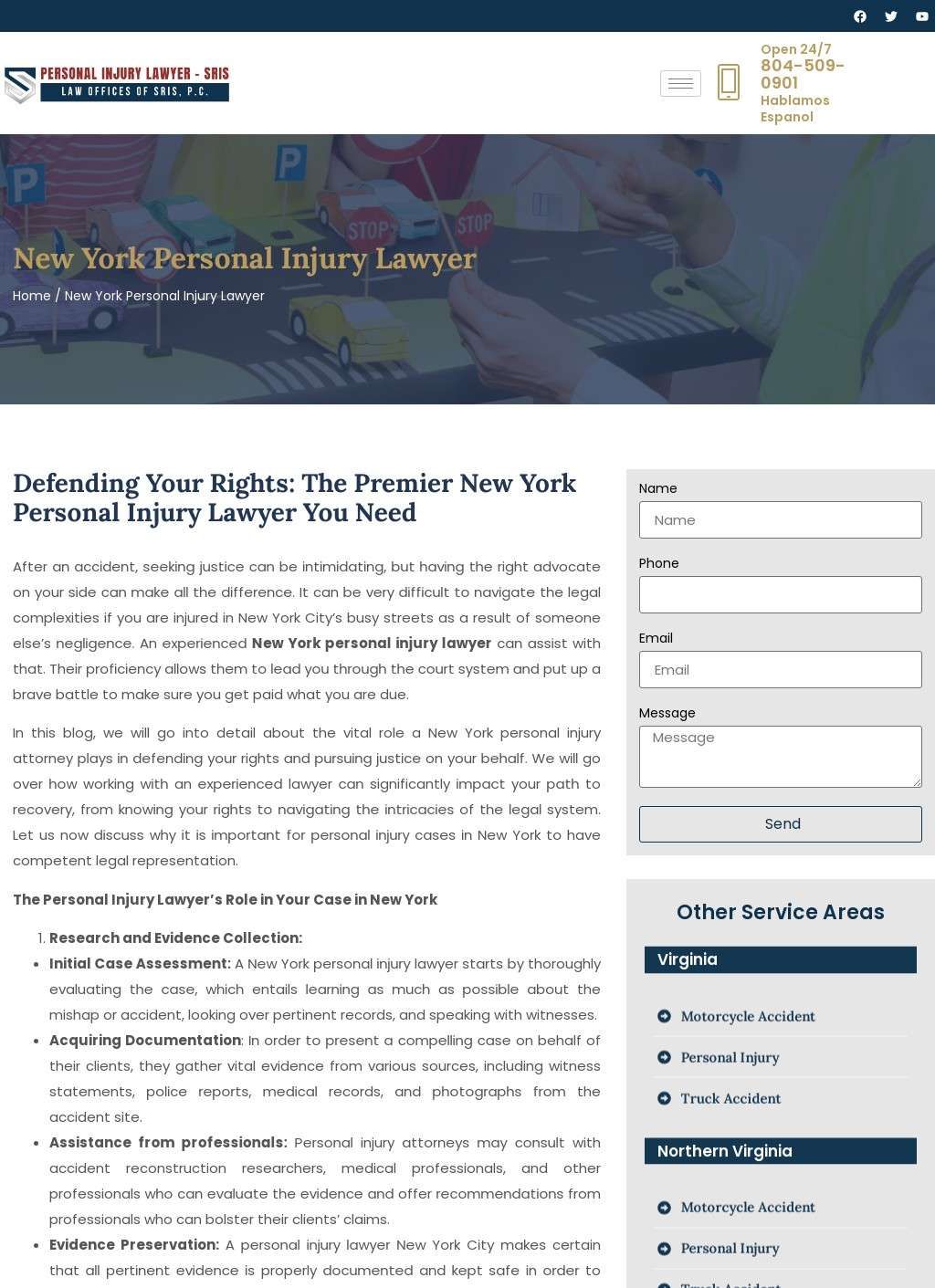 New York Personal Injury Lawyer