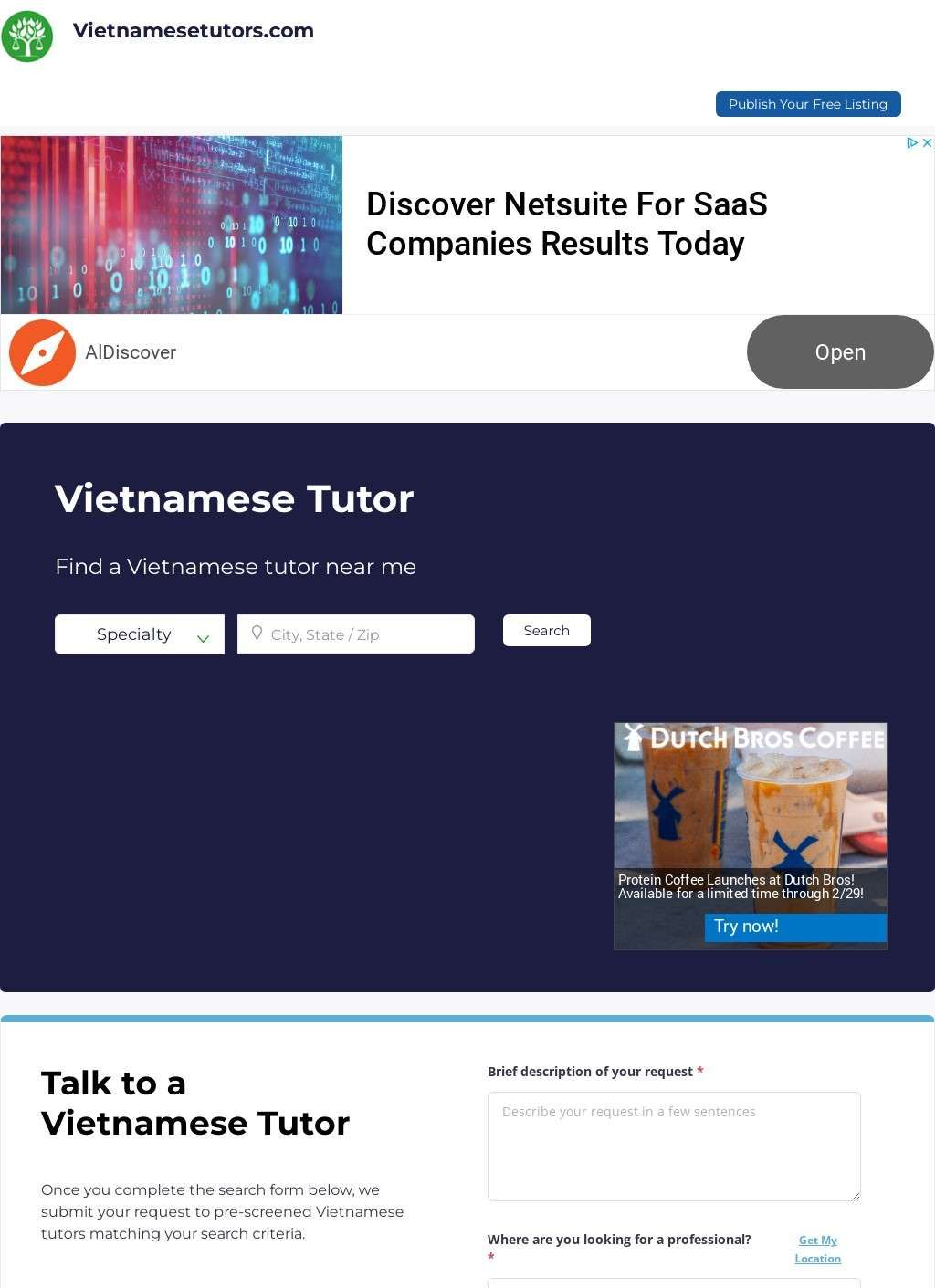 Vietnamese Tutors