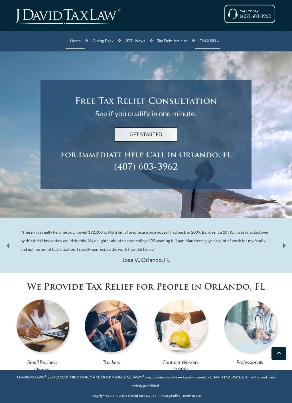 Attorney for Tax Debt in Orlando, FL