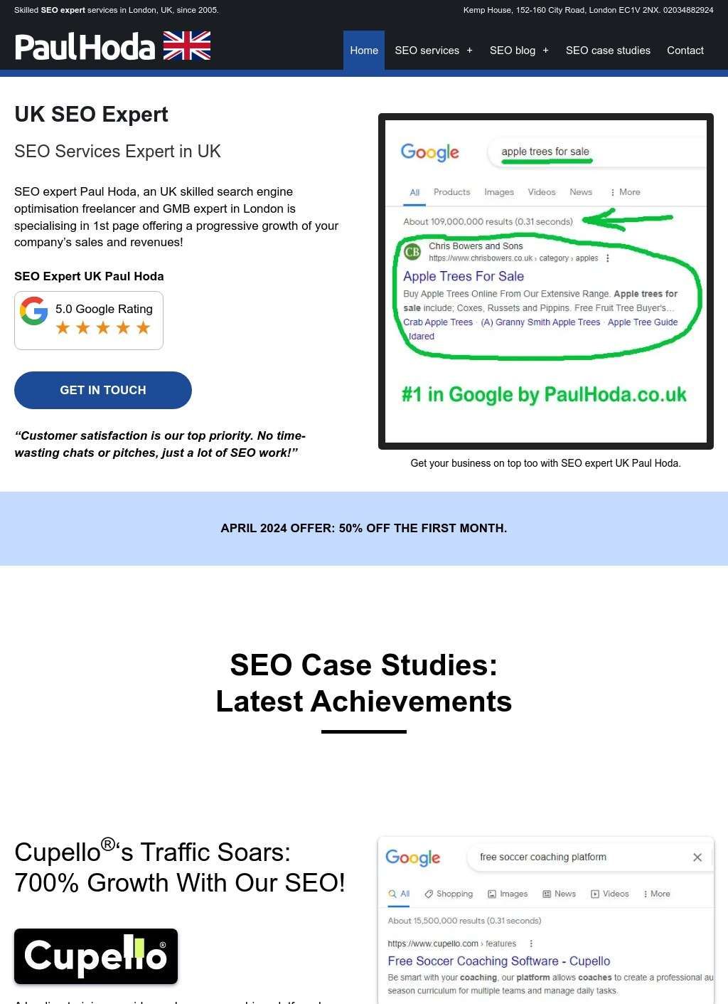 SEO expert UK Paul Hoda