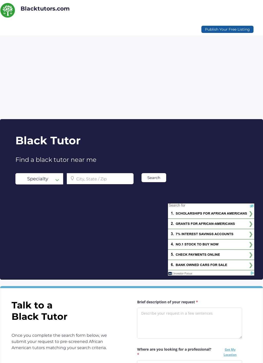 Black Tutors