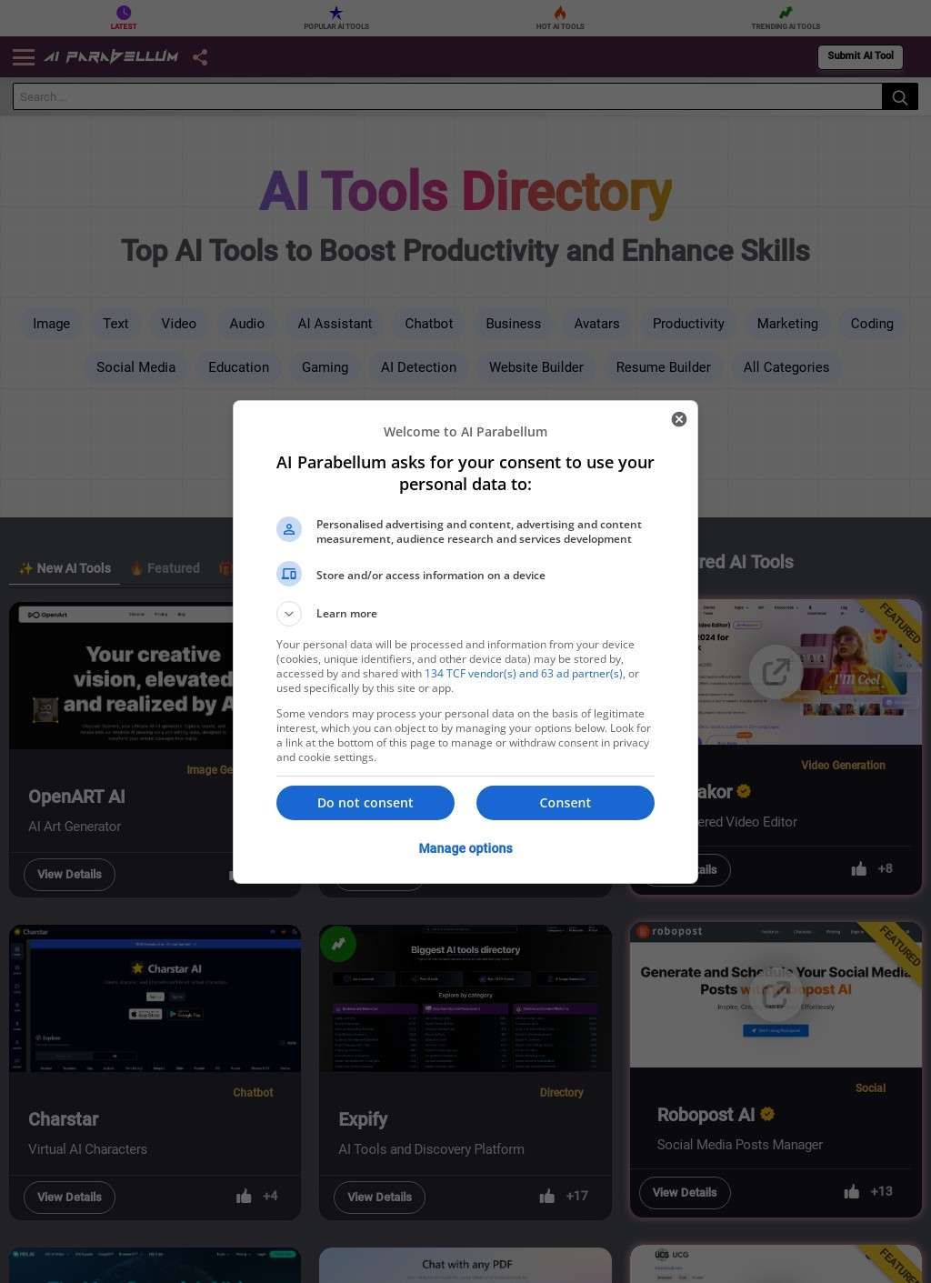 AI Parabellum - AI Tools Directory