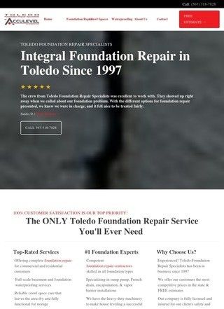 Toledo Foundation Repair Specialists