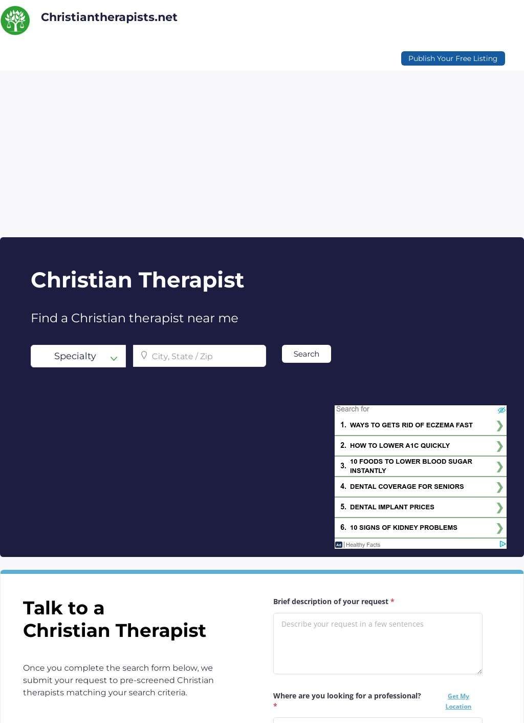 Christian Therapists