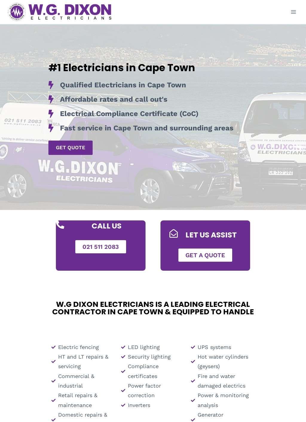 W.G. Dixon Electricians (Pty) Ltd