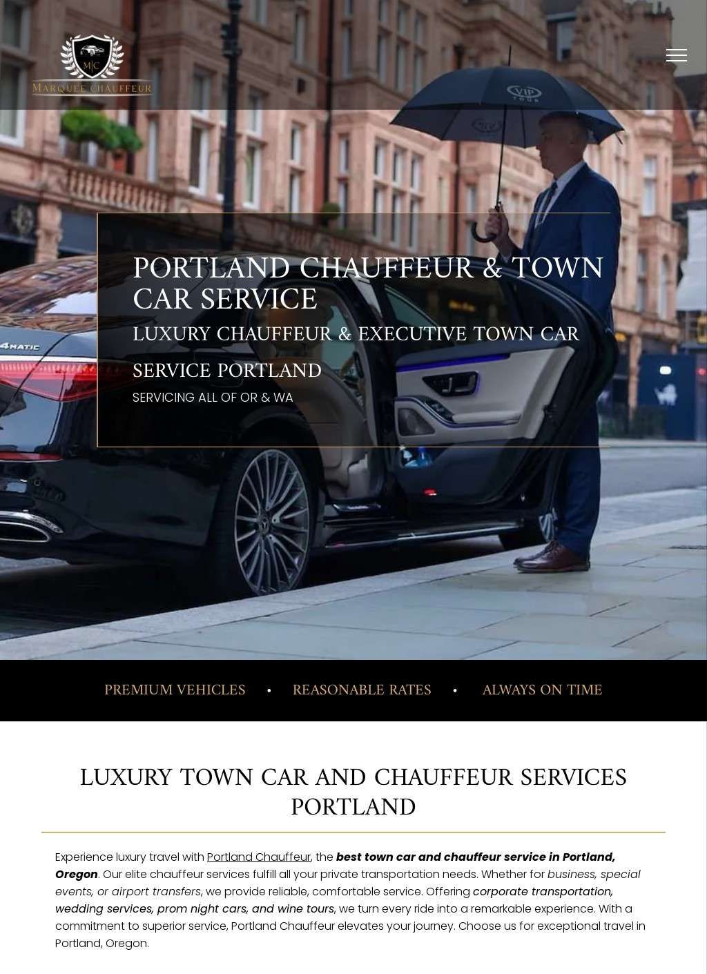 Portland Chauffeur