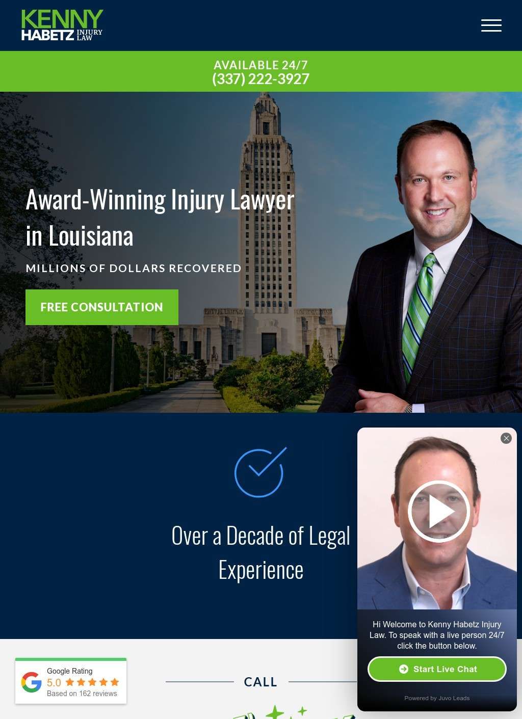 Kenny Habetz Injury Law