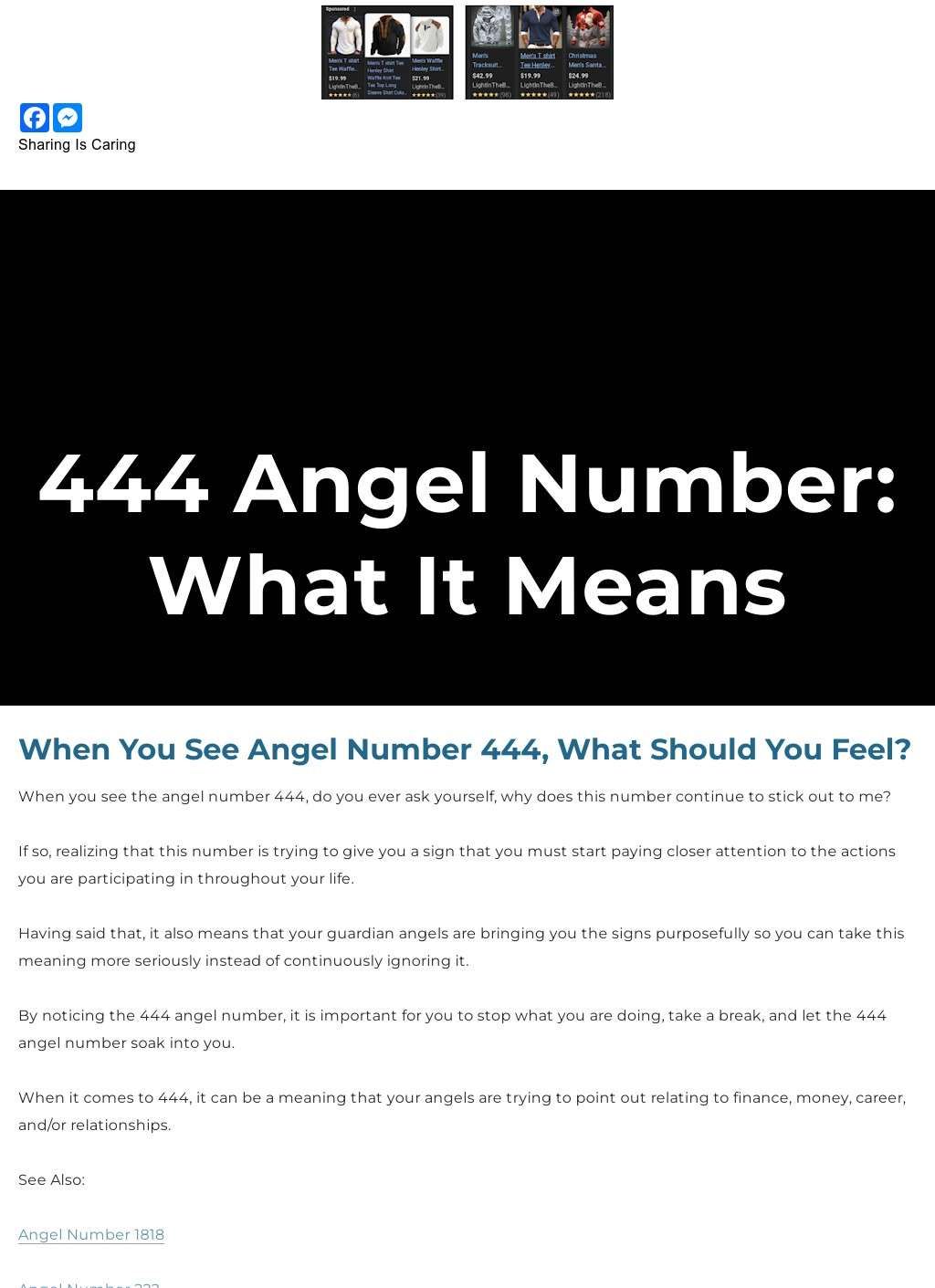 Does angel number 444 mean to let go?