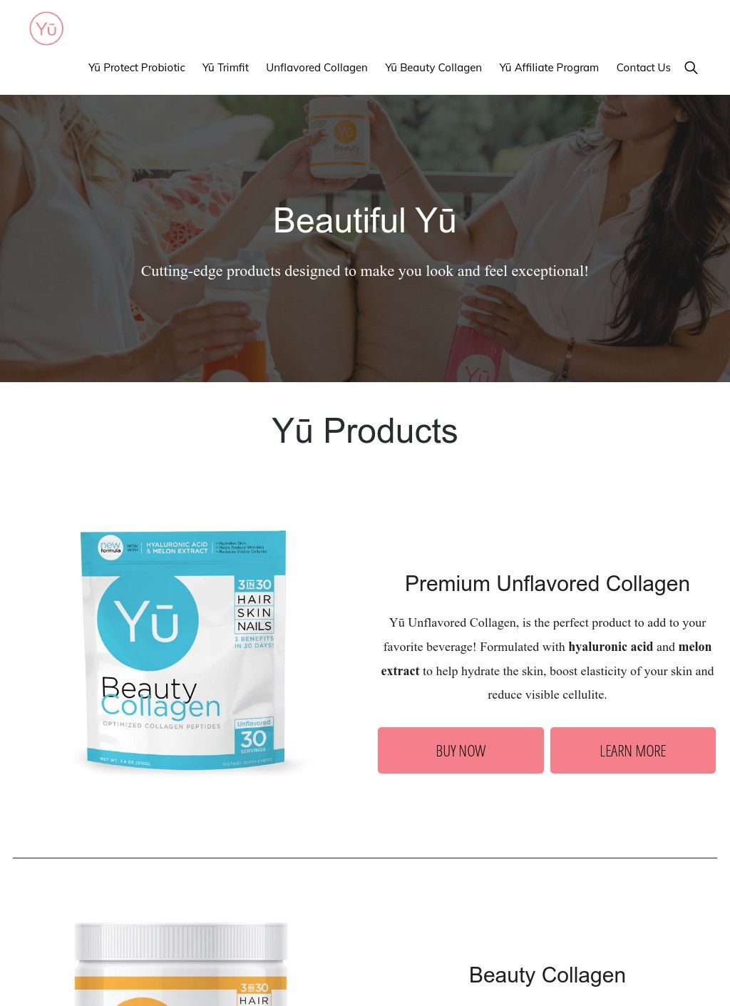 Beautiful Yū Collagen Supplements