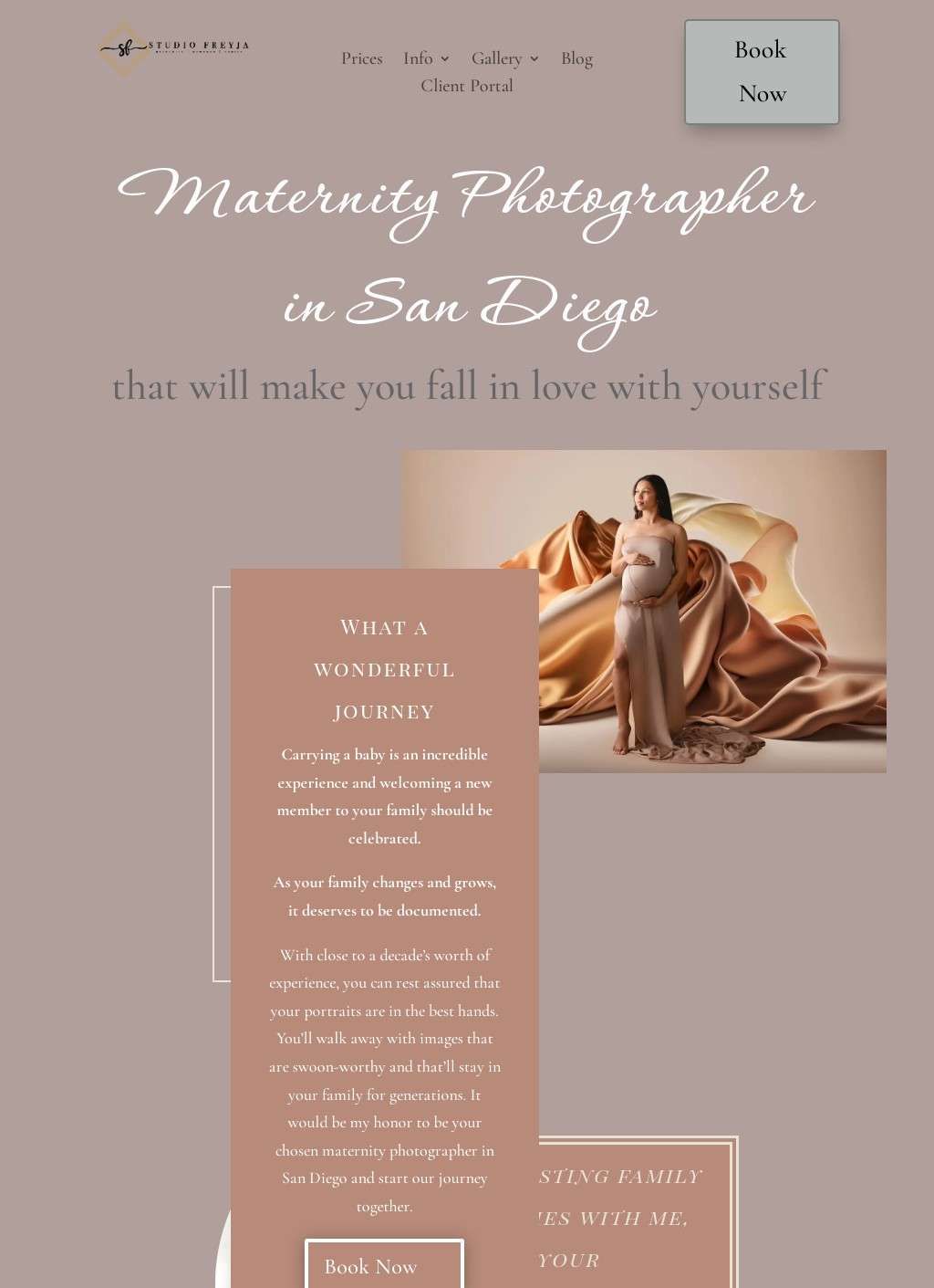 Maternity, Newborn and Family Photography Studio in San Diego