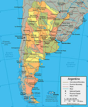 Argentina Map