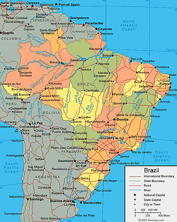 Brazil map