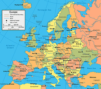 Europe: Local Directory for Tourists